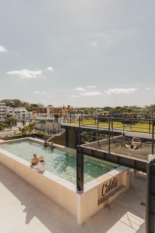 קנקון Caleta Hostel Rooftop & Pool מראה חיצוני תמונה