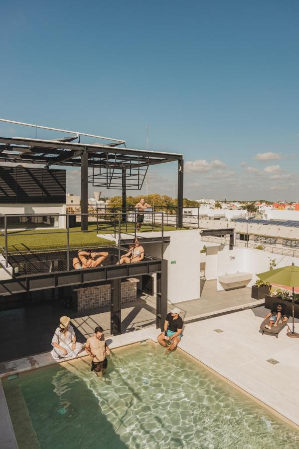 קנקון Caleta Hostel Rooftop & Pool מראה חיצוני תמונה